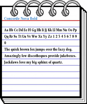 Concorde Nova Bold Font