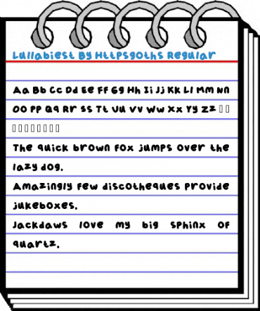 Lullabiest By Httpsgoths Regular Font