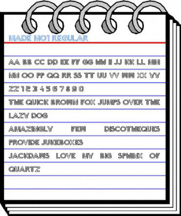Made Mo1 Regular Font