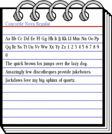 Concorde Nova Regular Font