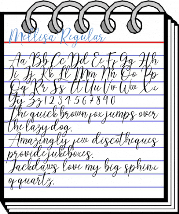 Mellisa Regular Font