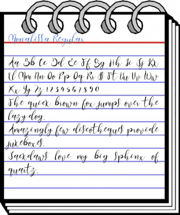 Monalissa Regular Font