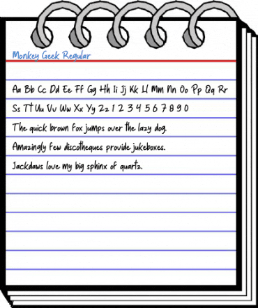 Monkey Geek Regular Font