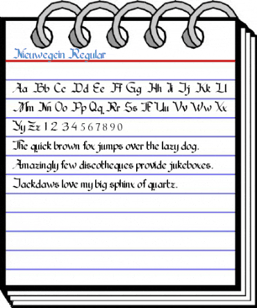 Nieuwegein Regular Font