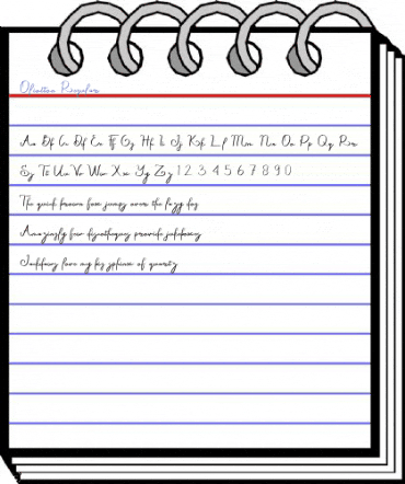 Oliotton Regular Font