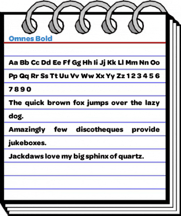 Omnes Bold Font