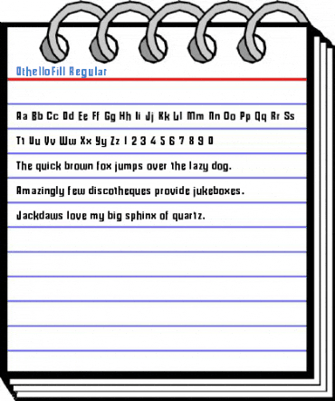 OthelloFill Regular Font