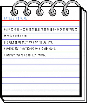 Pixo Reto SP Regular Font