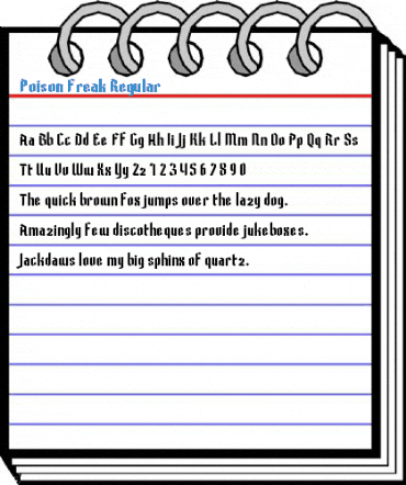 Poison Freak Regular Font