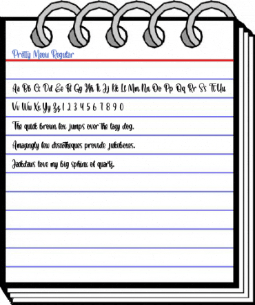 Pretty Meow Regular Font