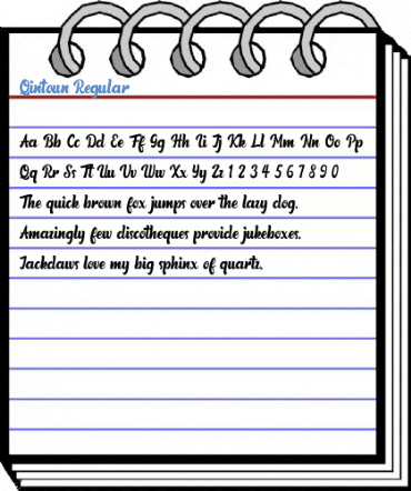 Qintoun Regular Font