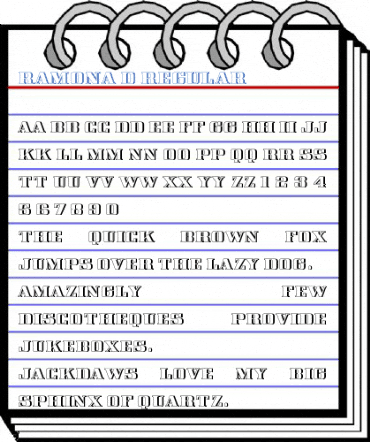 Ramona D Regular Font