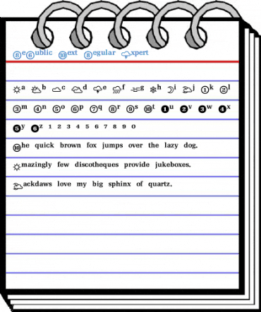 RePublic Text Regular Expert Font