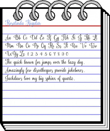 Rosalinda Regular Font