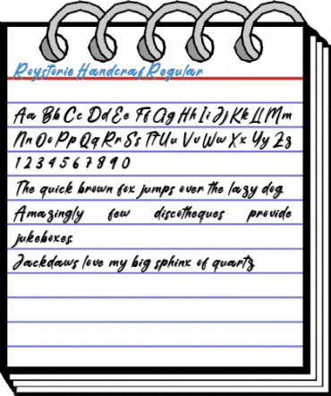 Roystorie Handcraf Regular Font