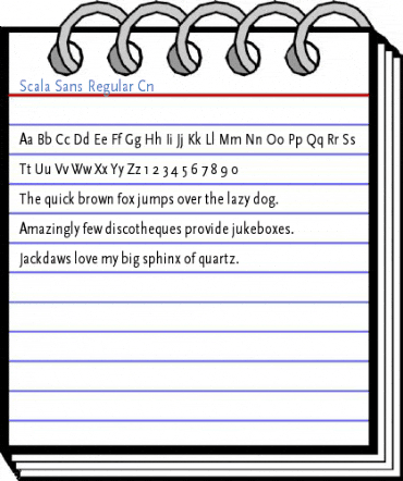 Scala Sans Regular Cn Font