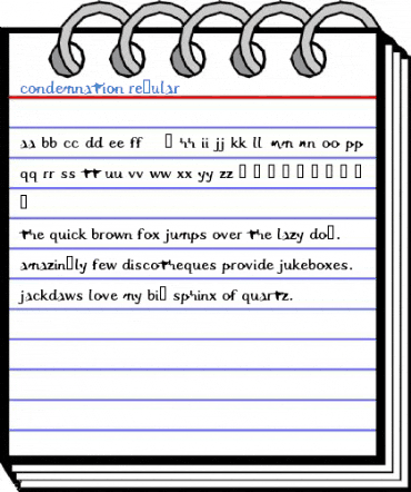 Condemnation Regular Font