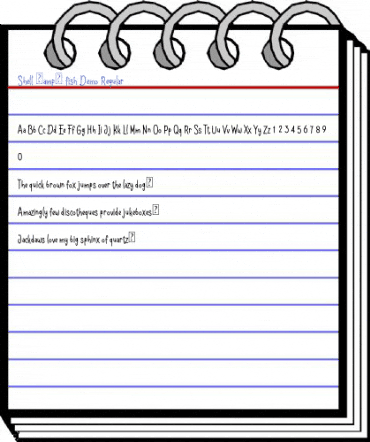 Shell & fish Demo Regular Font