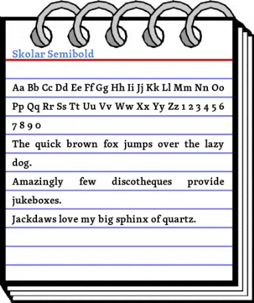 Skolar Semibold Font