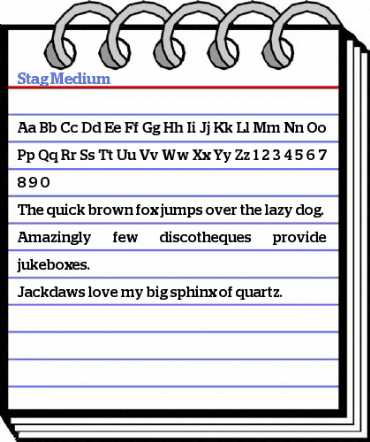 Stag Medium Font