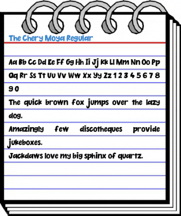 The Chery Moya Regular Font