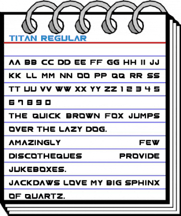 TITAN Regular Font