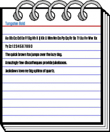 Tungsten Bold Font