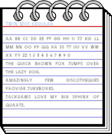Twin Mo1 Regular Font