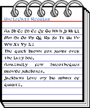 UncleFats Regular Font