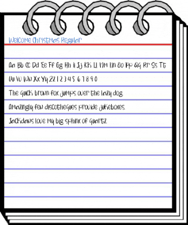Welcome Christmas Regular Font