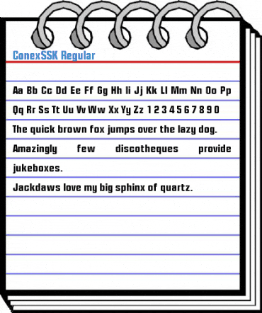 ConexSSK Regular Font