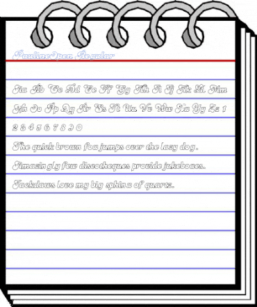 PaulineOpen Regular Font