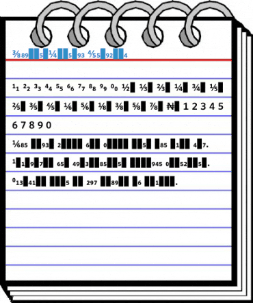 WhitneyNumeric Semibold Font