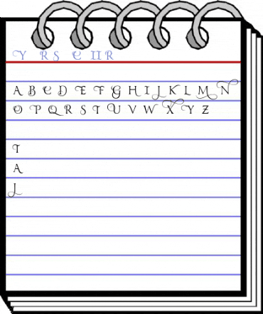 Yana R SwashCapsII Regular Font