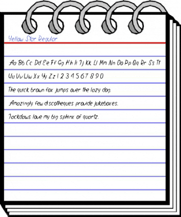 Yellow Star Regular Font