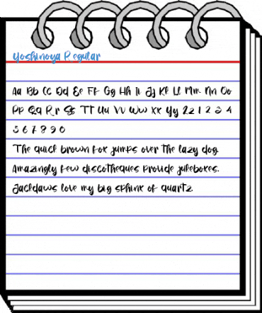 Yoshinoya Regular Font