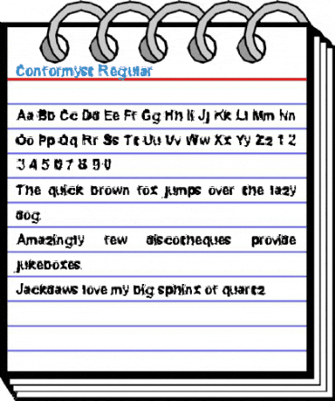Conformyst Regular Font