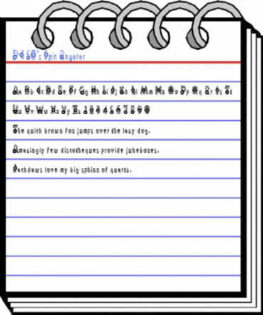 PC 50's Spin Regular Font