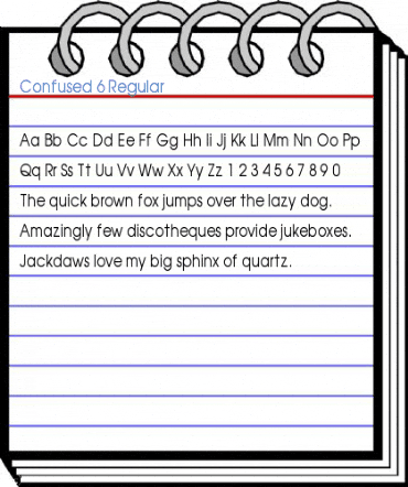 Confused 6 Regular Font