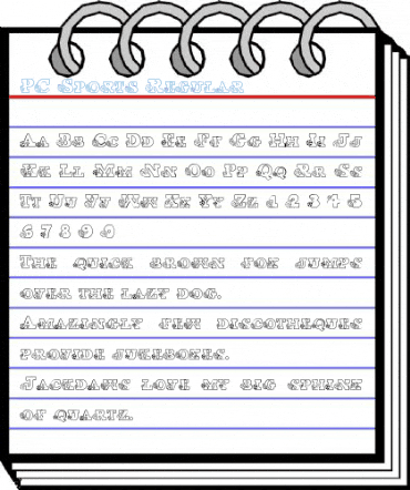 PC Sports Regular Font