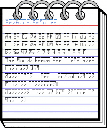 Pechkin Regular Font