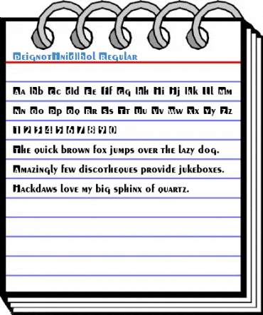 PeignotIniDBol Regular Font