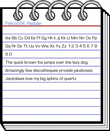 PelicaSSK Regular Font