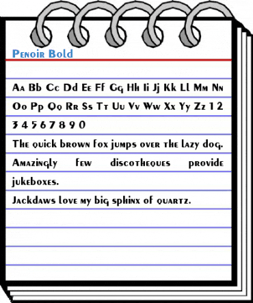 Penoir Bold Font