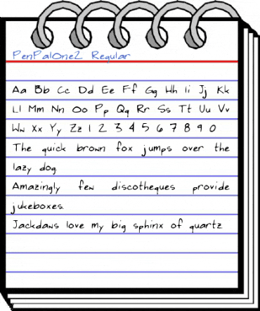 PenPalOne2 Regular Font