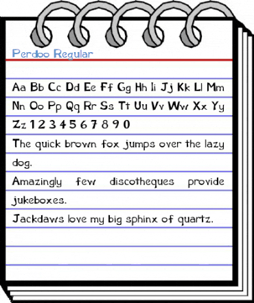 Perdoo Regular Font