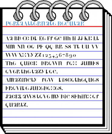 PerlaAlternate Regular Font