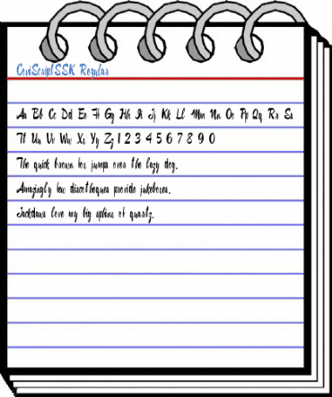 ConiScriptSSK Regular Font