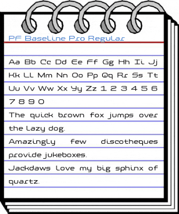 PF Baseline Pro Regular Font