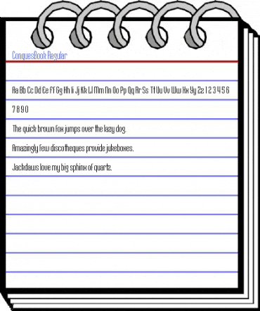 ConquesBook Regular Font